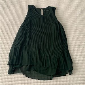 Flow-y Deep Green Blouse